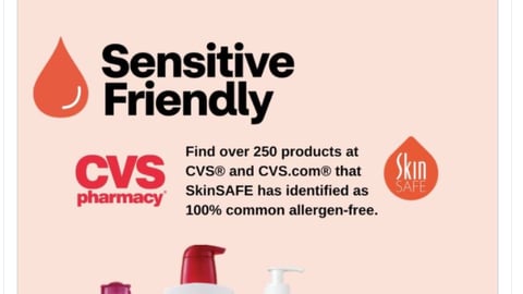 SkinSAFE 'Sensitive Friendly' CVS Twitter Update